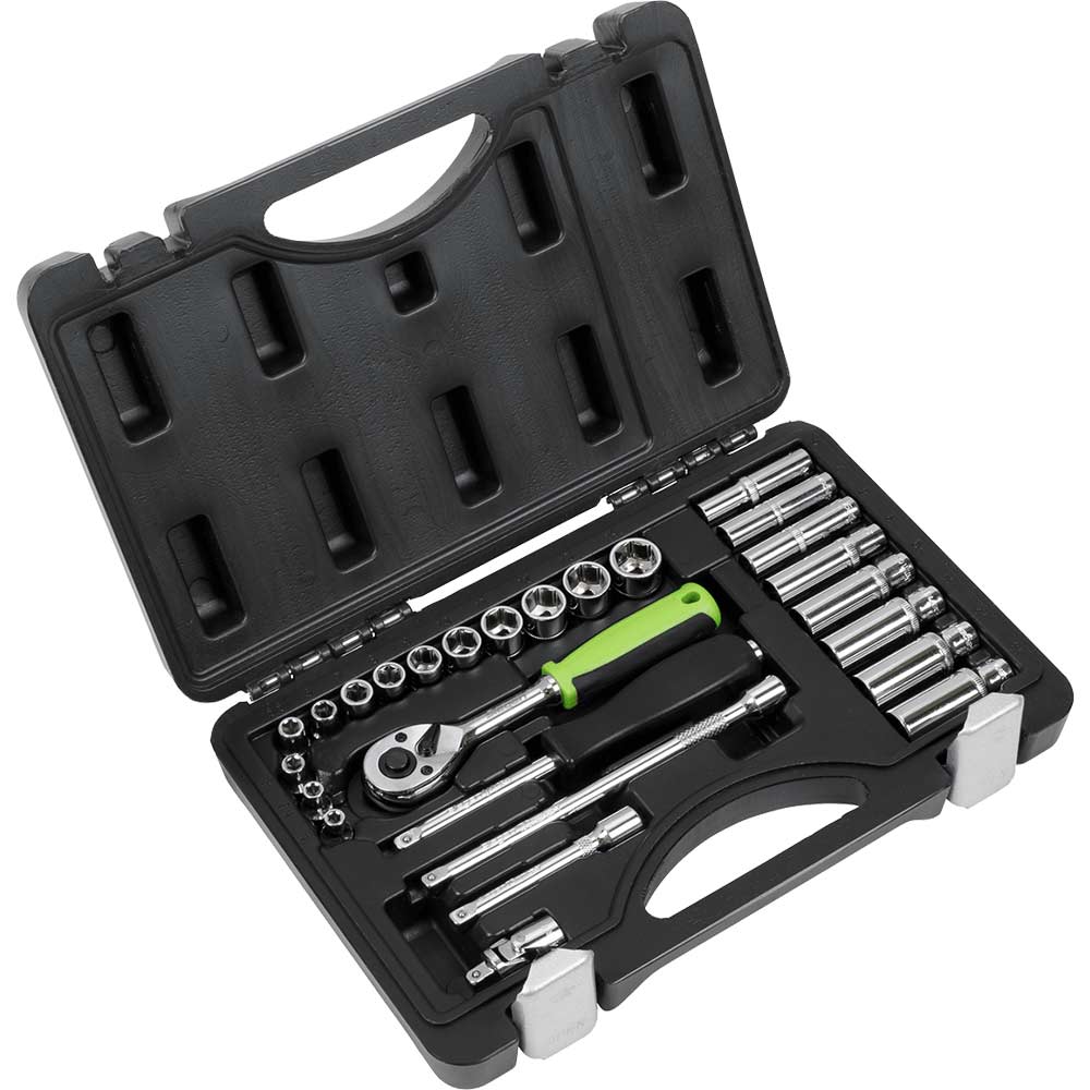 Siegen 26 Piece 1/4" Drive Hex Socket Set 1/4