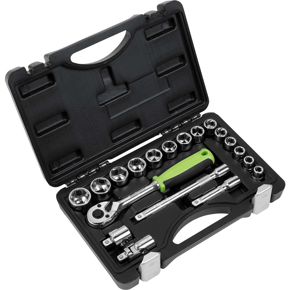 Image of Siegen 19 Piece 3/8" Drive Hex Socket Set 3/8"