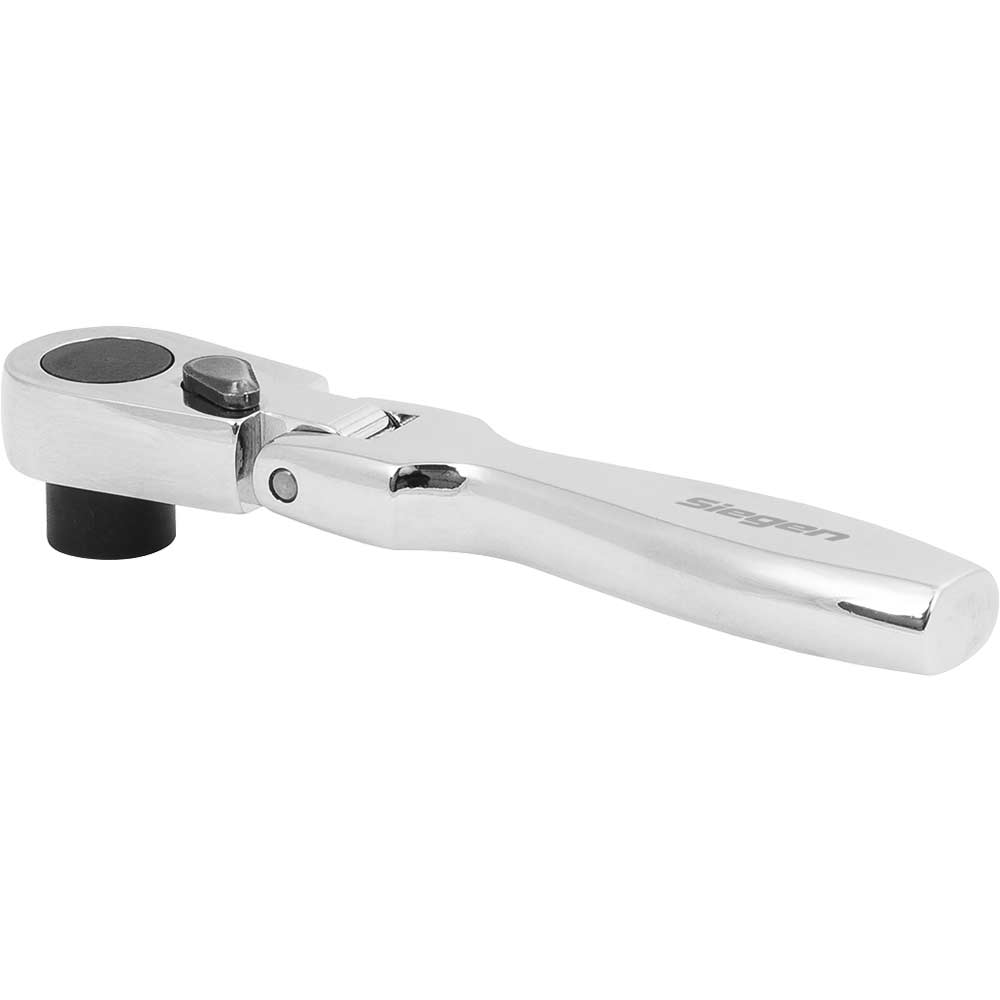 Image of Siegen 1/4" Drive Flexi Head Micro Bit Ratchet