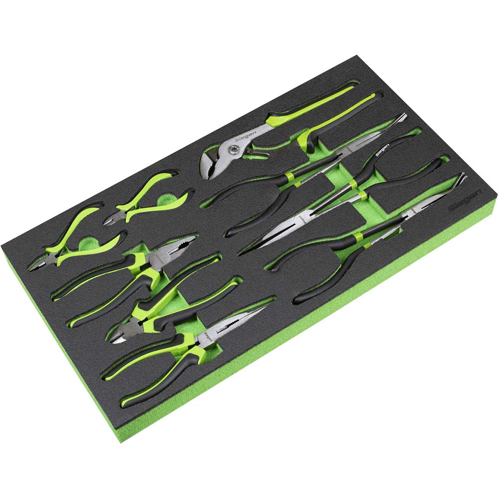 Siegen 9 Piece Pliers Set in Module Tray