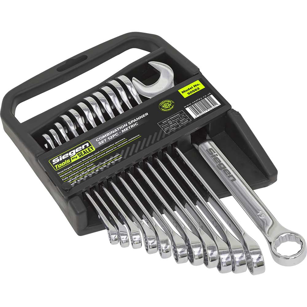 Image of Siegen 12 Piece Combination Spanner Set Metric