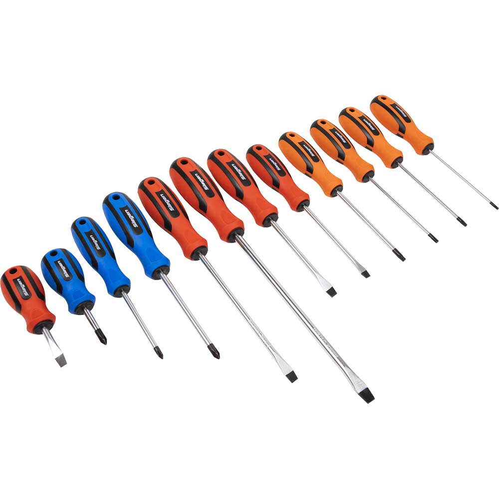 Image of Siegen 12 Piece Soft Grip Screwdriver Set