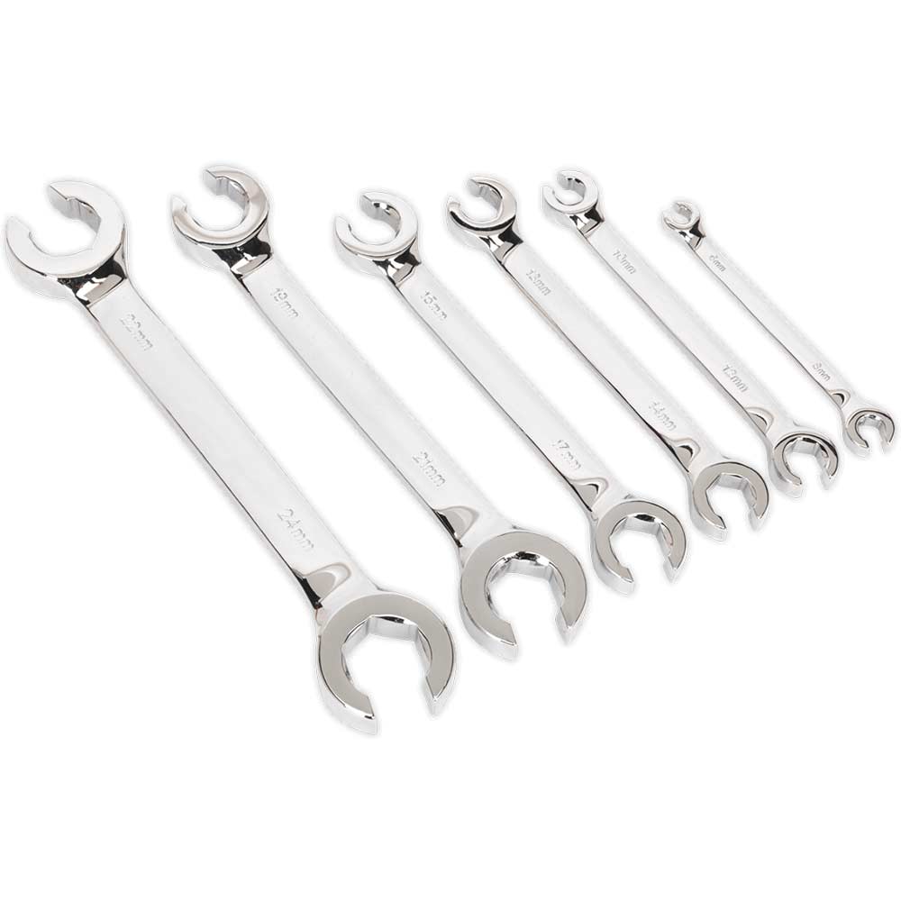 Siegen 6 Piece Flare Nut Spanner Set Metric