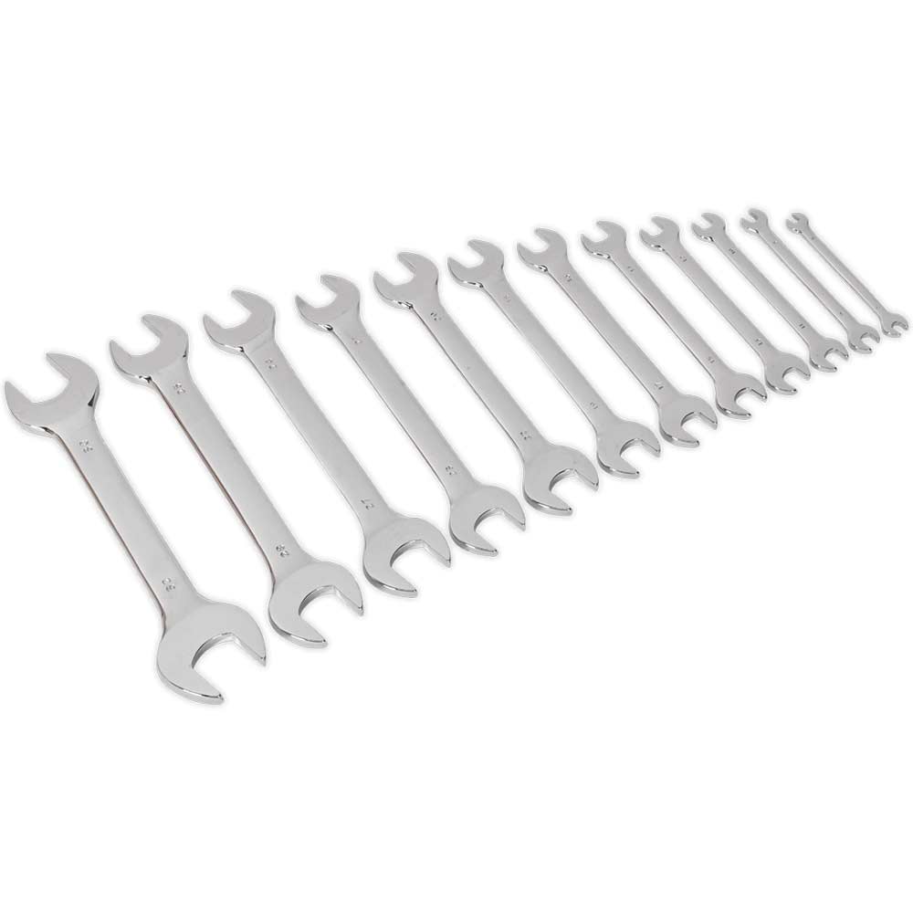 Siegen 12 Piece Double Open End Spanner Set Metric in UK Specification