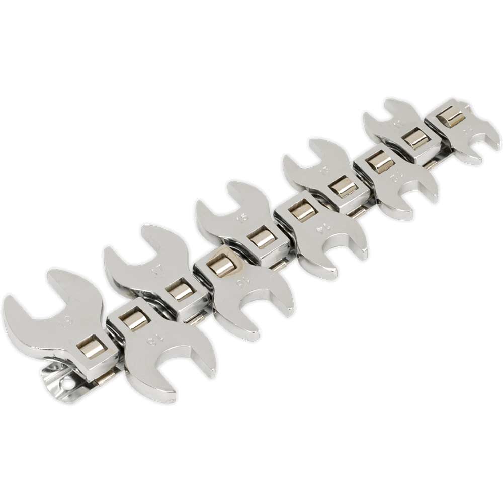 Siegen 10 Piece 3/8" Drive Crow Foot Spanner Set Metric