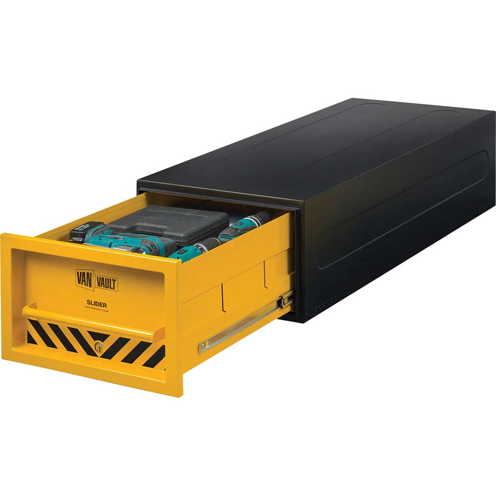 Van Vault Slider Secure Tool Storage 500mm 1200mm 310mm