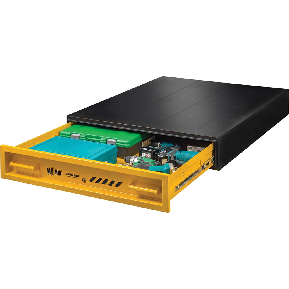 Image of Van Vault Slim Slider Secure Tool Storage 1000mm 1200mm 227mm