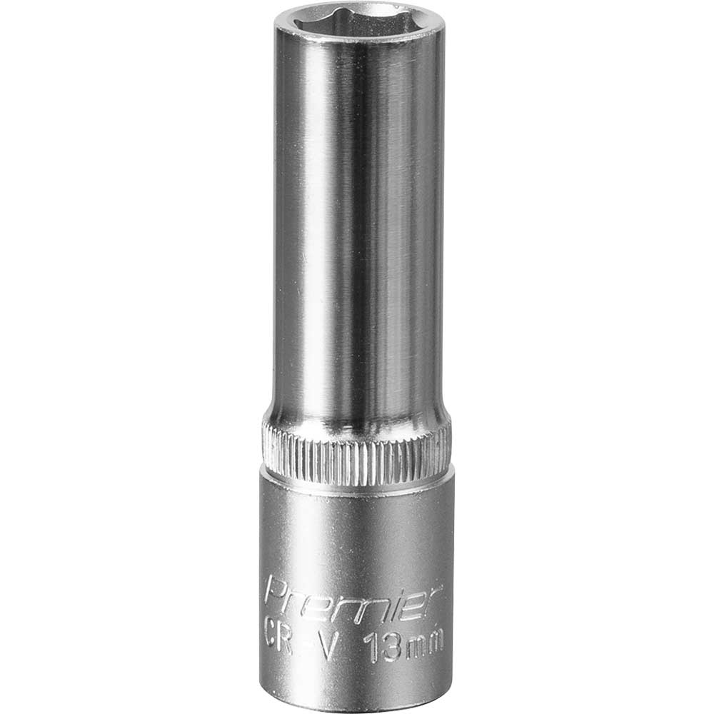 Sealey 1/2" Drive Deep Hexagon WallDrive Socket Metric 1/2" 13mm