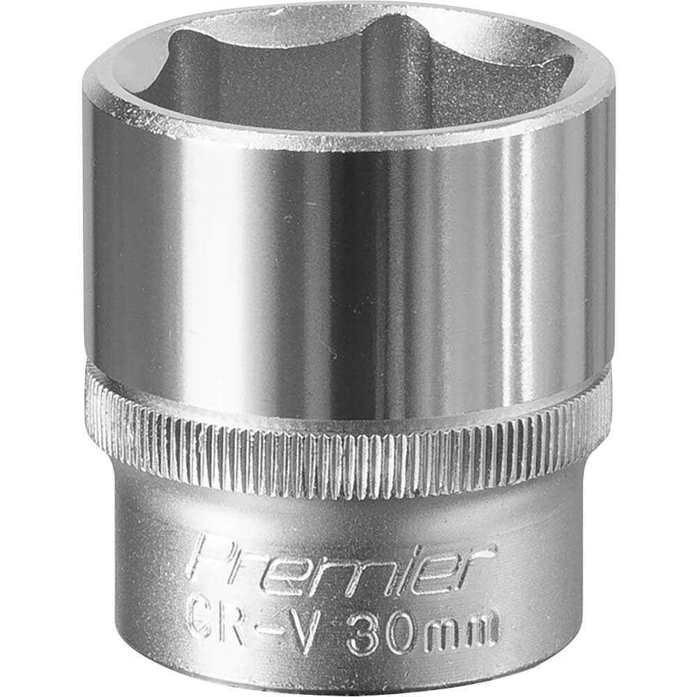 Sealey 1/2" Drive Hexagon WallDrive Socket Metric 1/2" 30mm