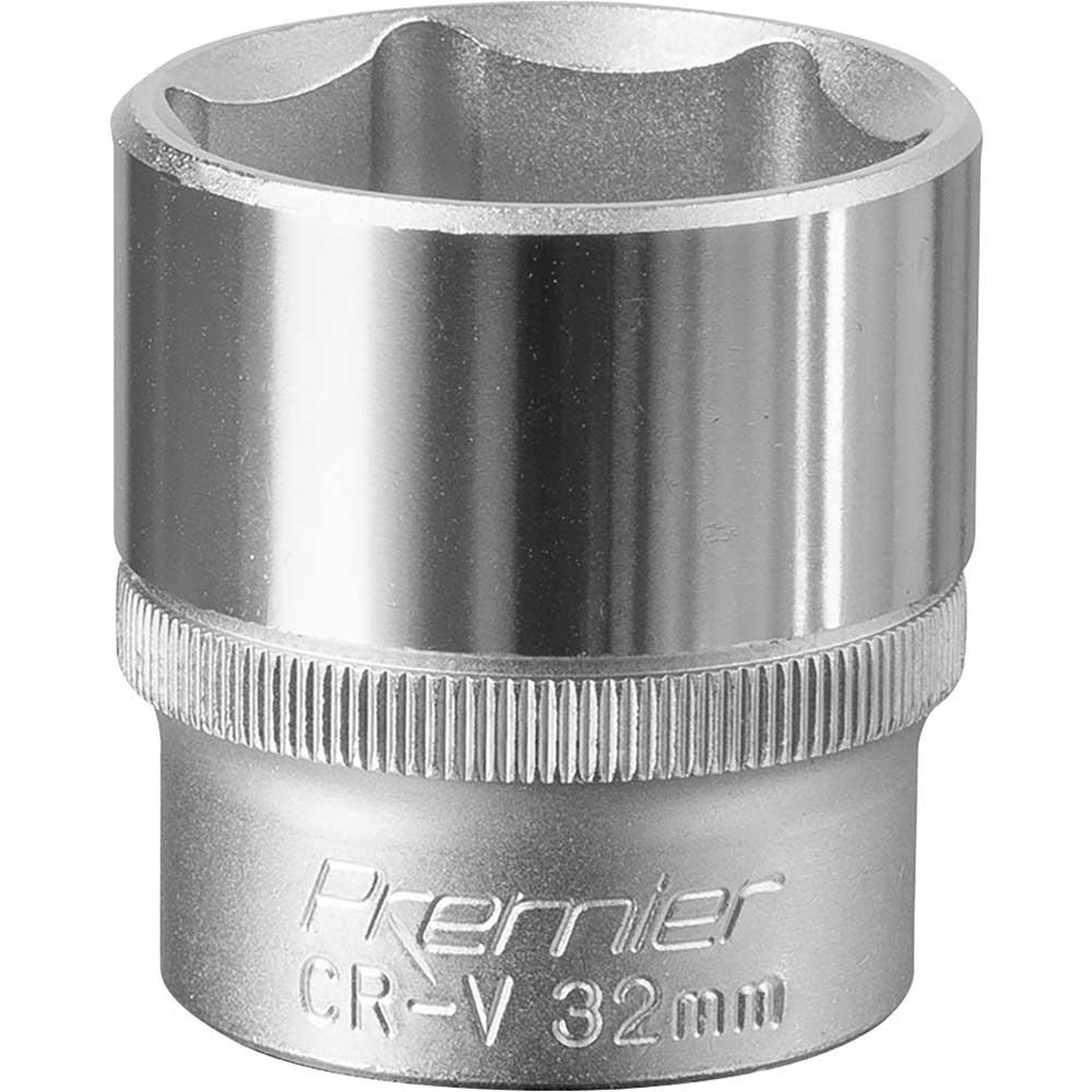 Sealey 1/2" Drive Hexagon WallDrive Socket Metric 1/2" 32mm in UK Specification