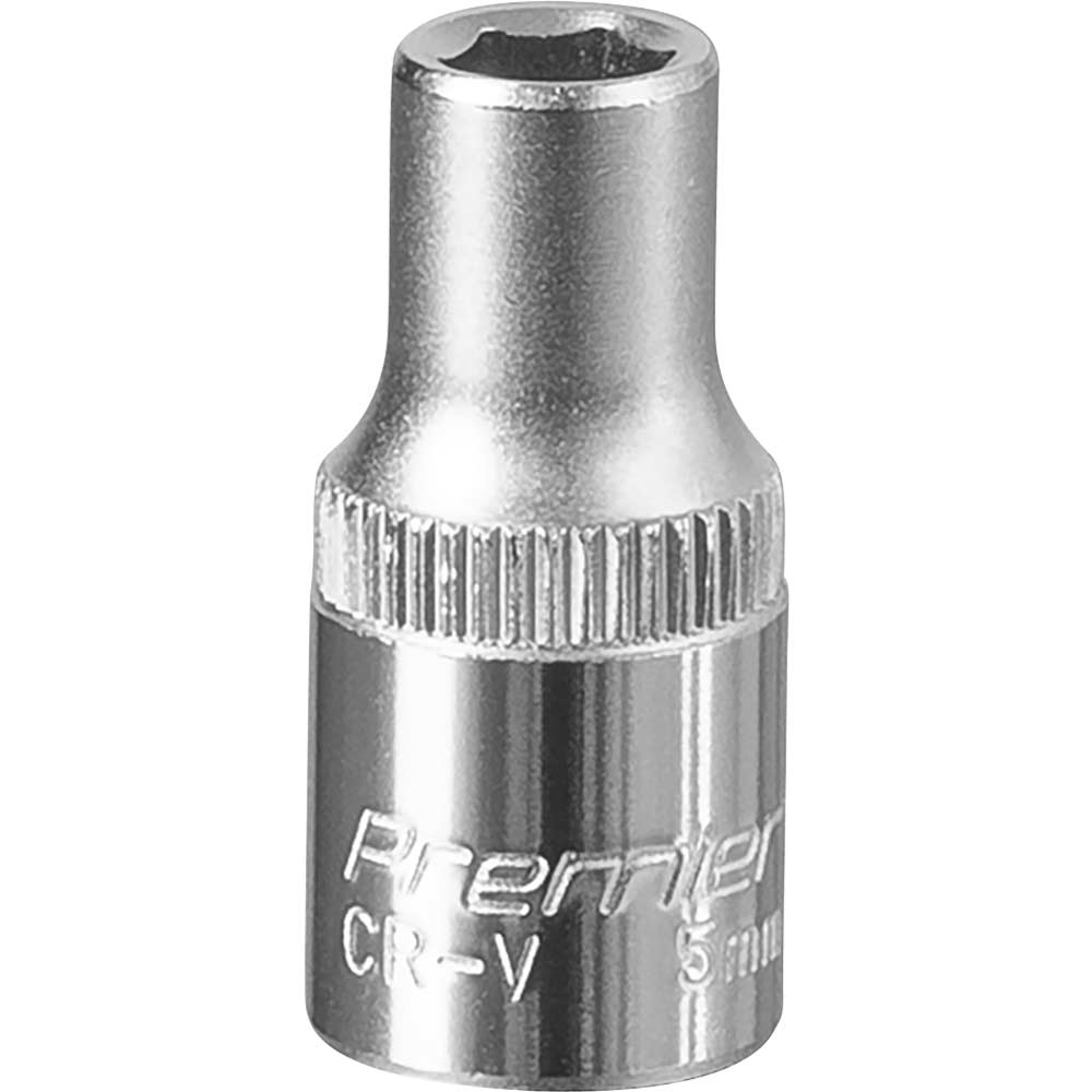 Sealey 1/4" Drive Hexagon WallDrive Socket Metric 1/4" 5mm