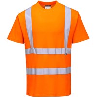 Portwest Hi Vis Cotton Comfort Short Sleeve T Shirt