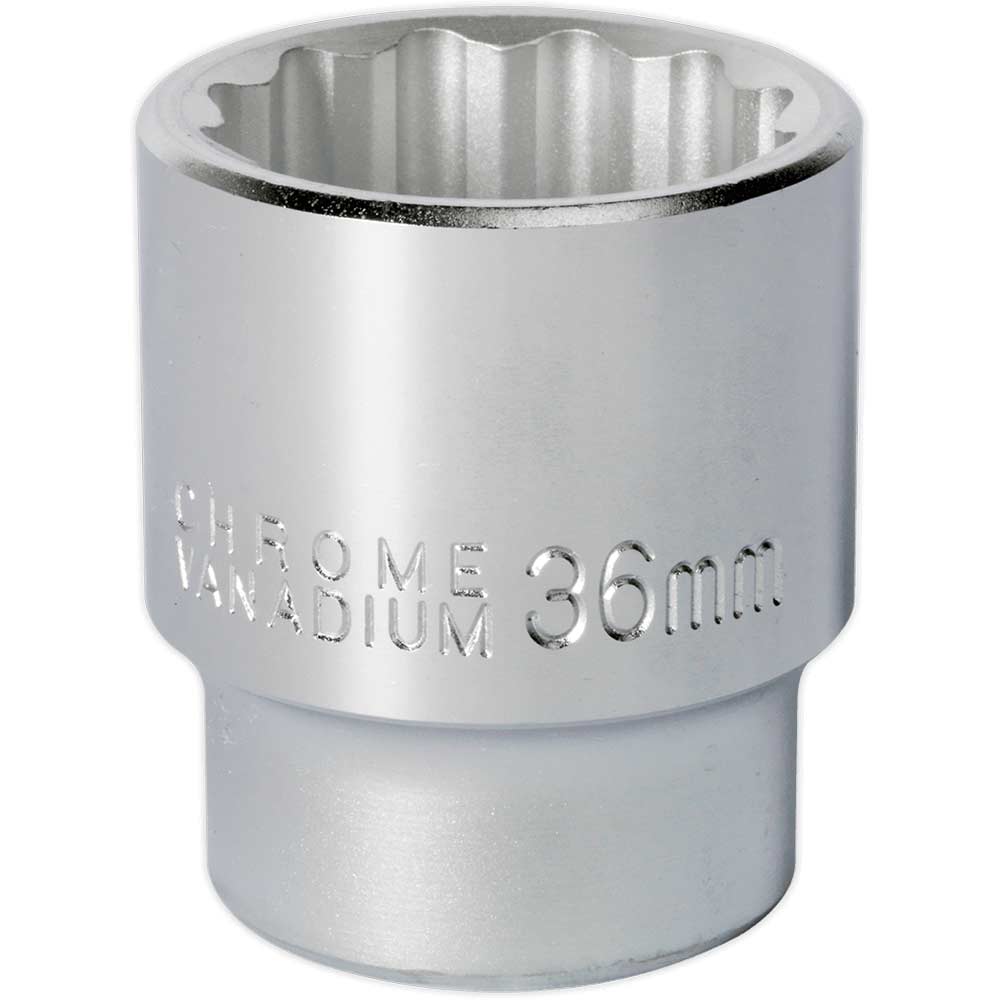 Sealey 3/4" Drive Bi Hexagon WallDrive Socket Metric 3/4" 36mm in UK Specification