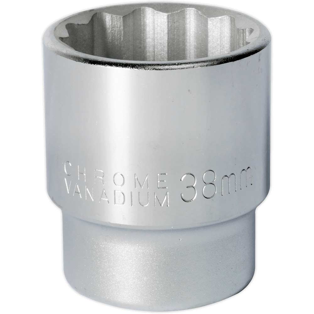 Image of Sealey 3/4" Drive Bi Hexagon WallDrive Socket Metric 3/4" 38mm