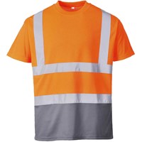 Portwest Hi Vis Contrast Short Sleeve T Shirt