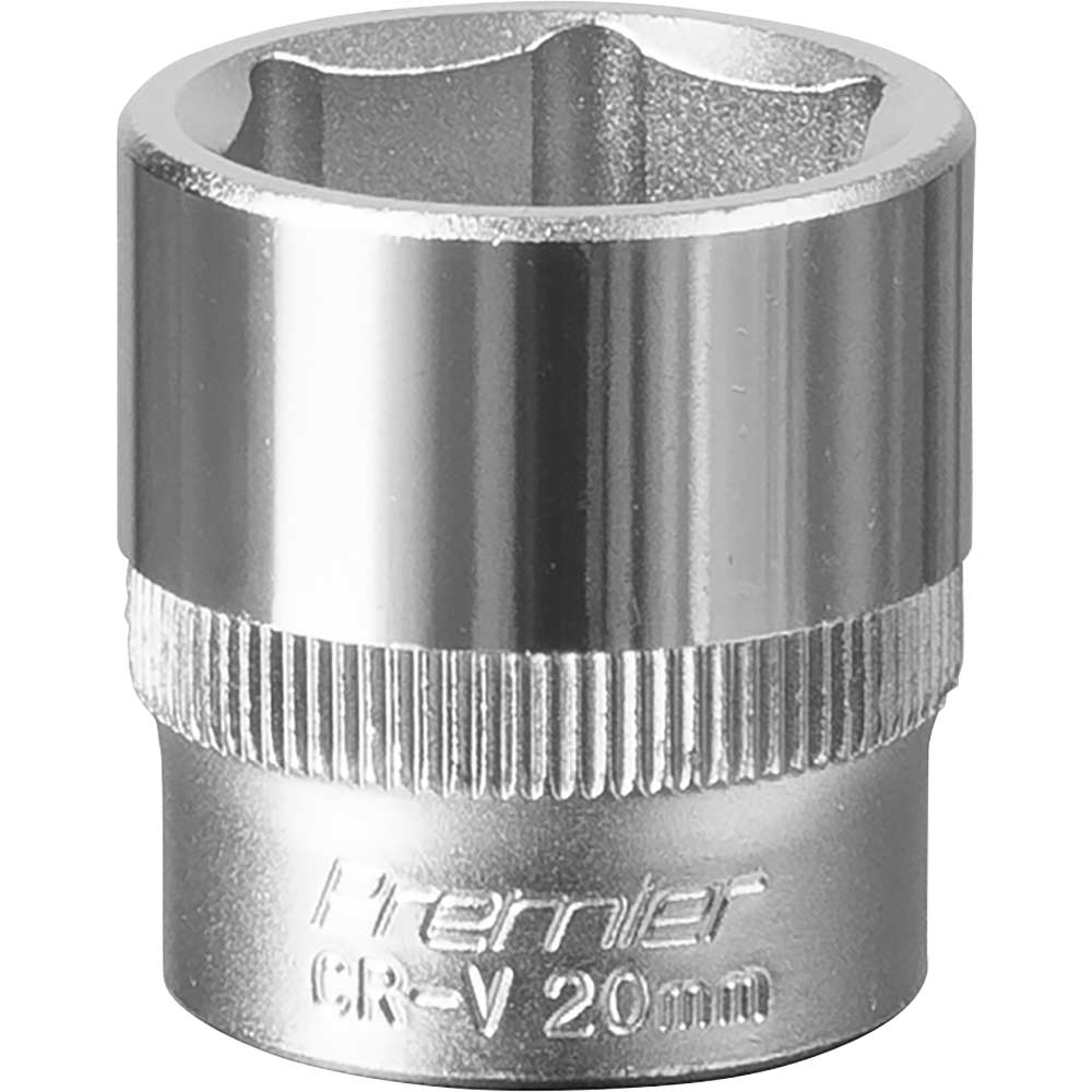 Photos - Bits / Sockets Sealey 3/8" Drive Hexagon WallDrive Socket Metric 3/8" 20mm S3820 