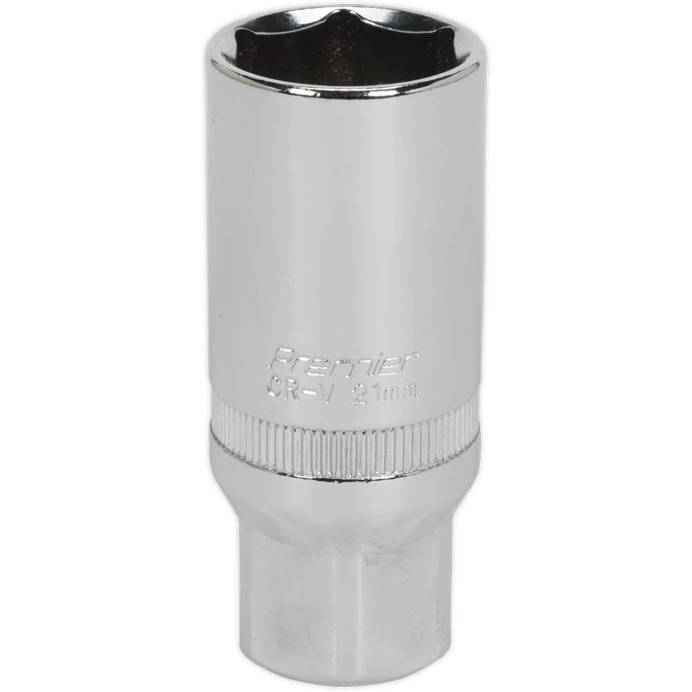Sealey 3/8" Drive Hexagon Spark Plug Socket Metric 3/8" 21mm
