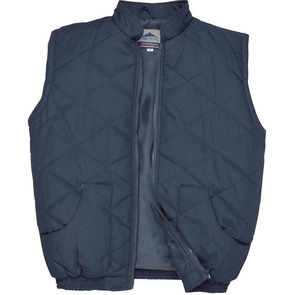 Image of Portwest Mens Glasgow Bodywarmer Navy M