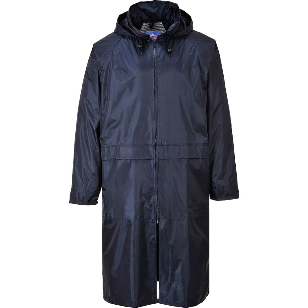 Image of Portwest Classic Rain Coat Navy XL