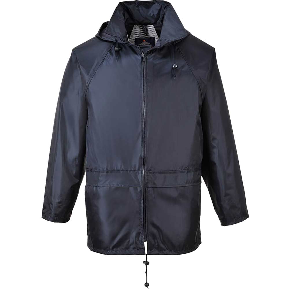 Image of Portwest Classic Rain Jacket Navy XL