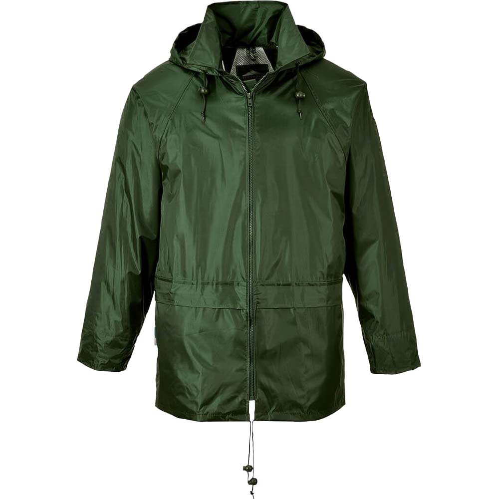 Image of Portwest Classic Rain Jacket Olive XL