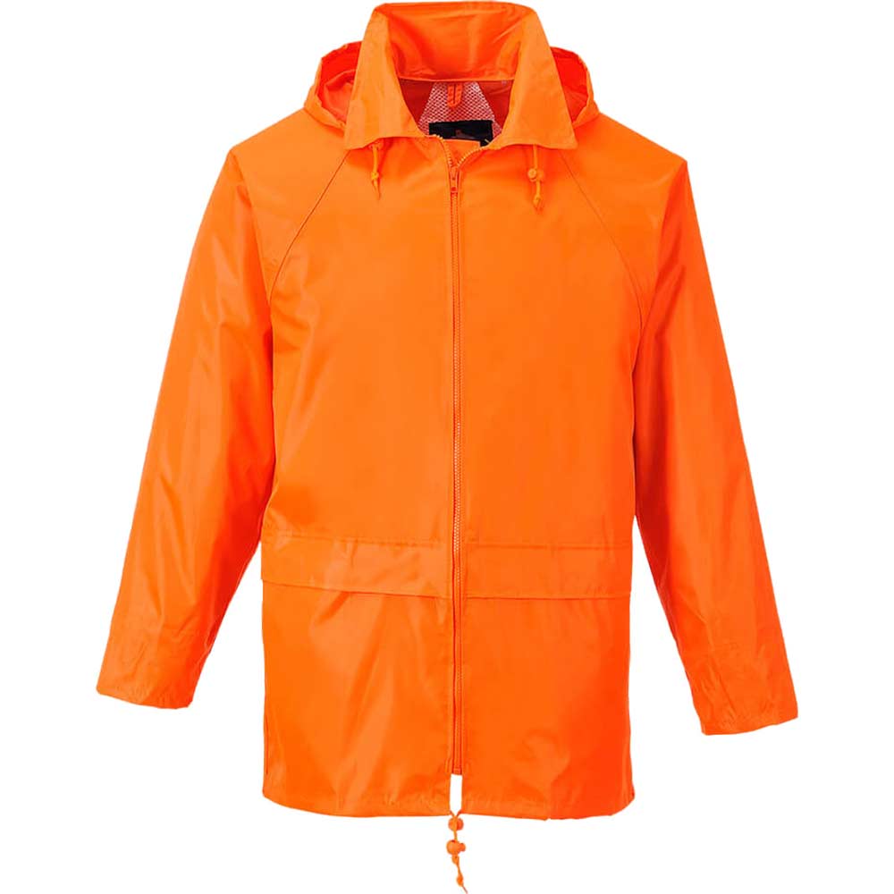 Image of Portwest Classic Rain Jacket Orange S