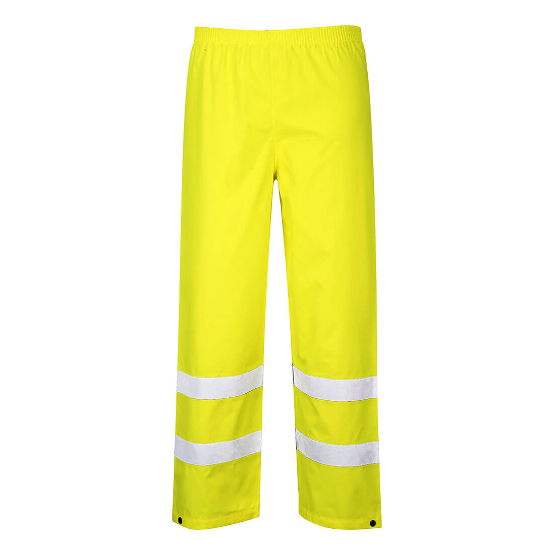 Image of Oxford Weave 300D Class 1 Hi Vis Trousers Yellow L 34"