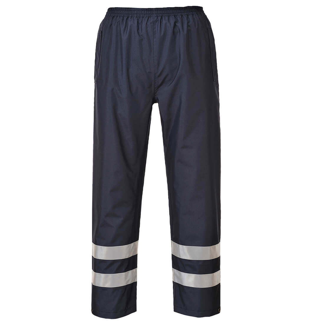 Image of Portwest Iona Mens Lite Rain Trousers Navy XS