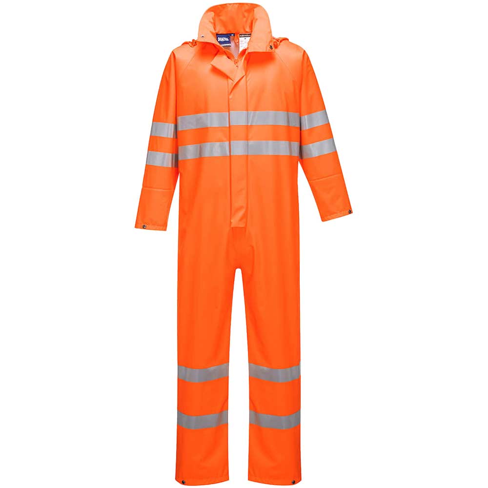 Image of Sealtex Ultra Hi Vis Waterproof Overall Orange S