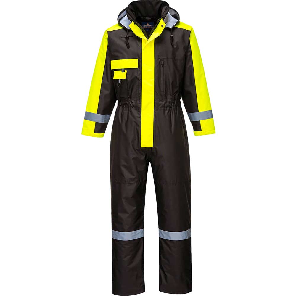 Portwest S585 Waterproof Winter Coverall Black 2XL