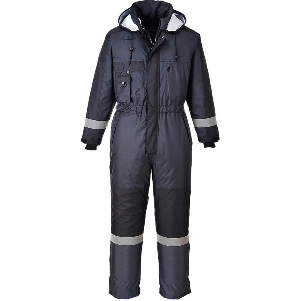 Image of Portwest S585 Waterproof Winter Coverall Navy M