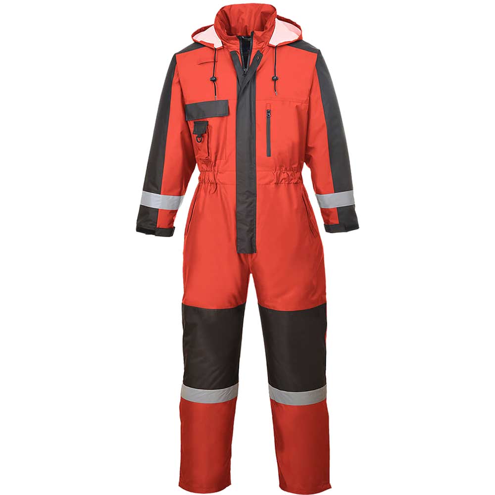 Image of Portwest S585 Waterproof Winter Coverall Red M