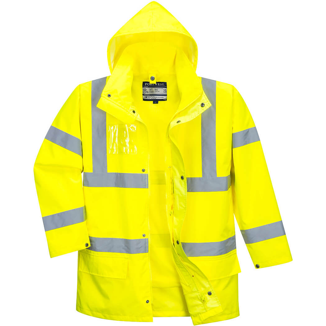 Image of Portwest S765 Essential Hi Vis 5in1 Jacket Yellow M