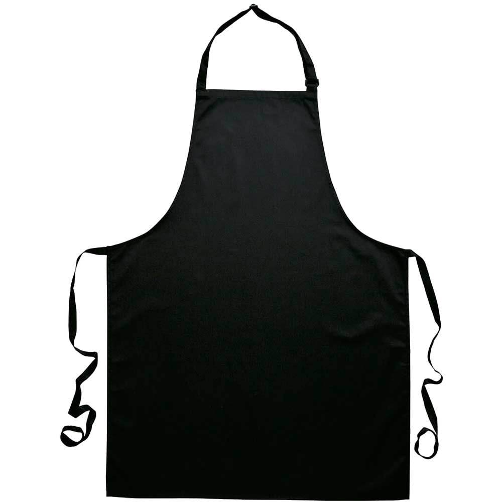 Portwest Cotton Bib Apron Black One Size