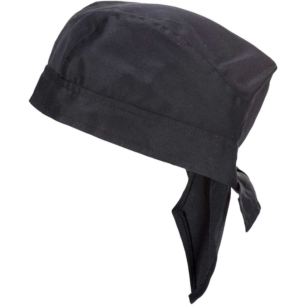 Portwest Chefs Bandana Black One Size
