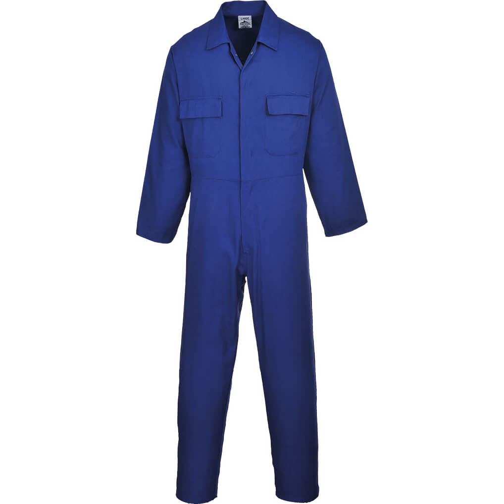 Image of Portwest S999 Euro Work Boilersuit Royal Blue 4XL 31"