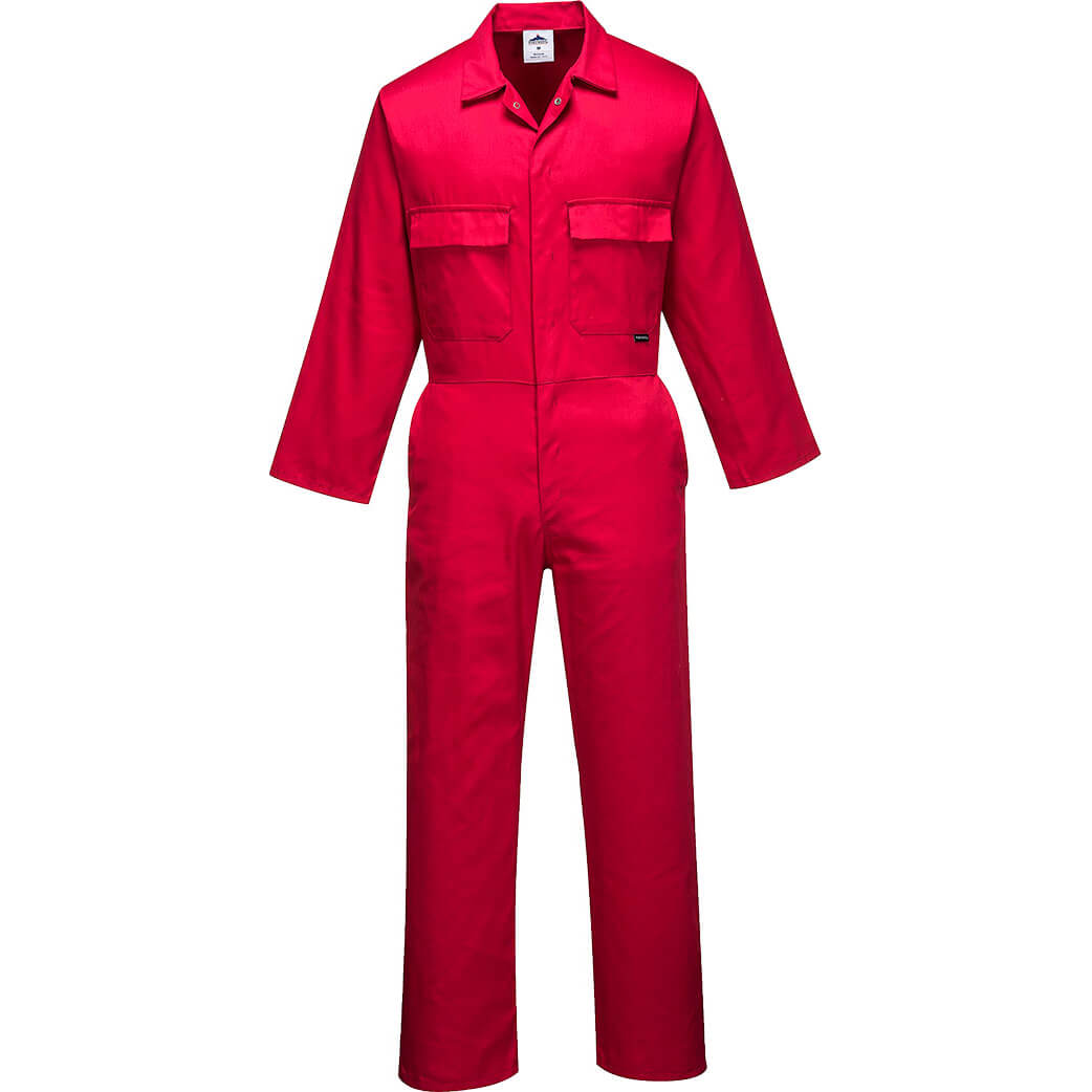 Image of Portwest S999 Euro Work Boilersuit Red 4XL 31"