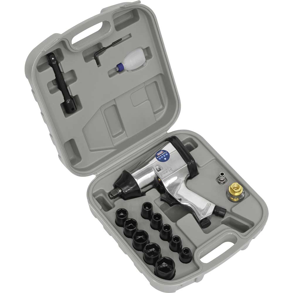 Sealey SA2/TS Air Impact Wrench Kit 1/2" Drive