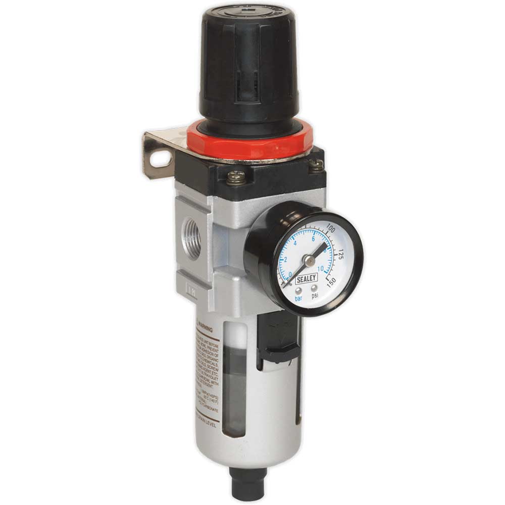 Sealey SA2001/FR Heavy Duty Air Filter and Regulator