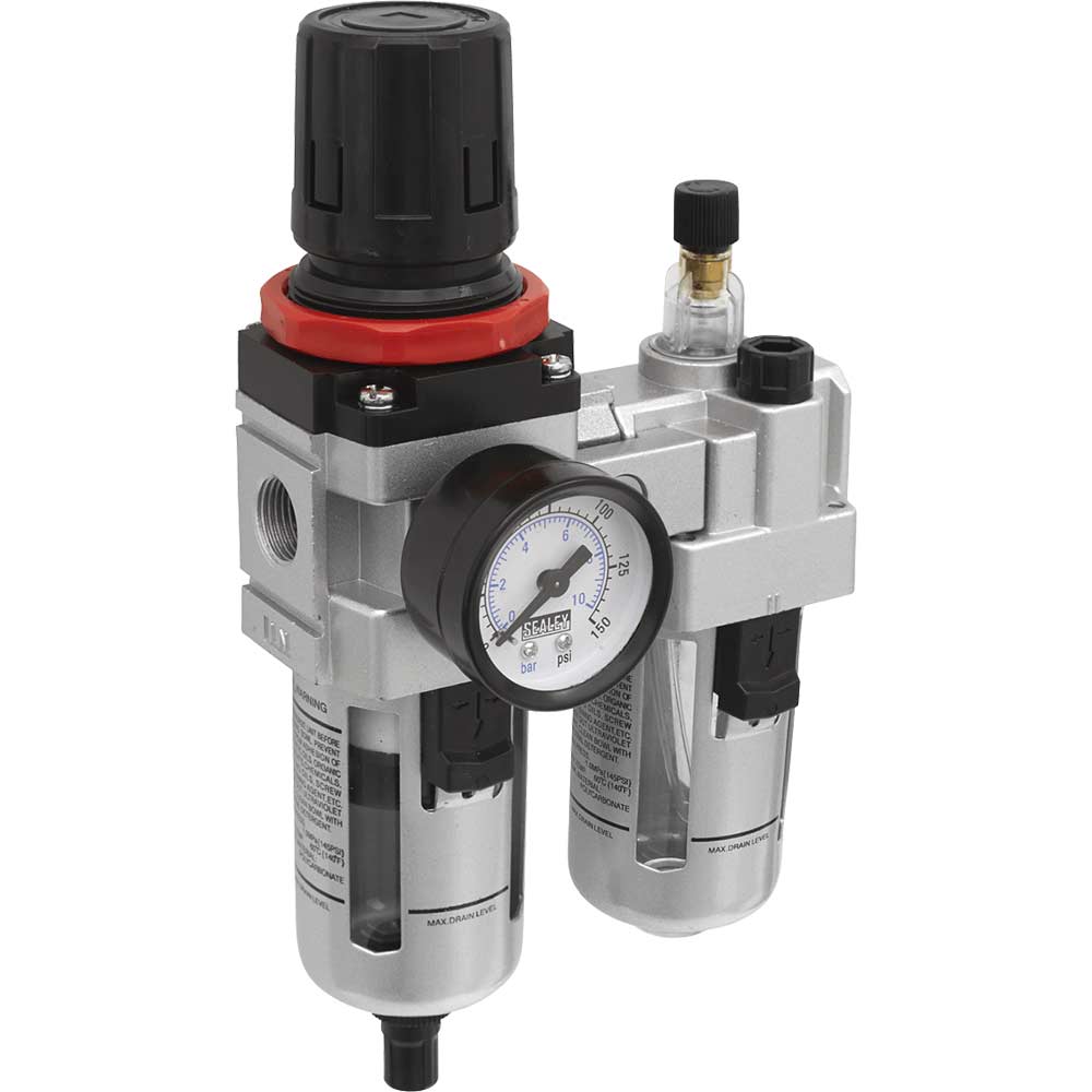 Sealey SA2001 Air Filter/Regulator/Lubricator Heavy Duty