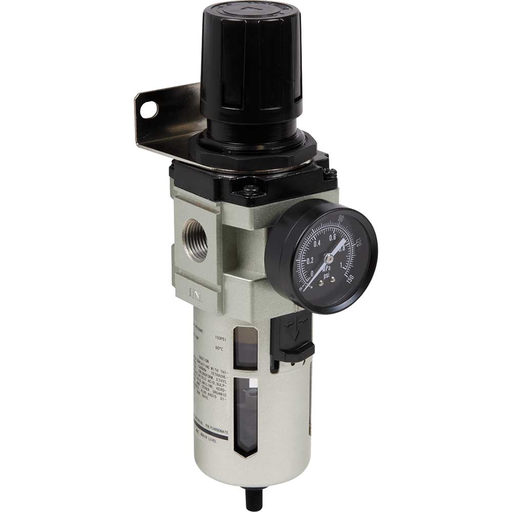 Sealey SA206FRAD Air Line Filter / Regulator Auto Drain