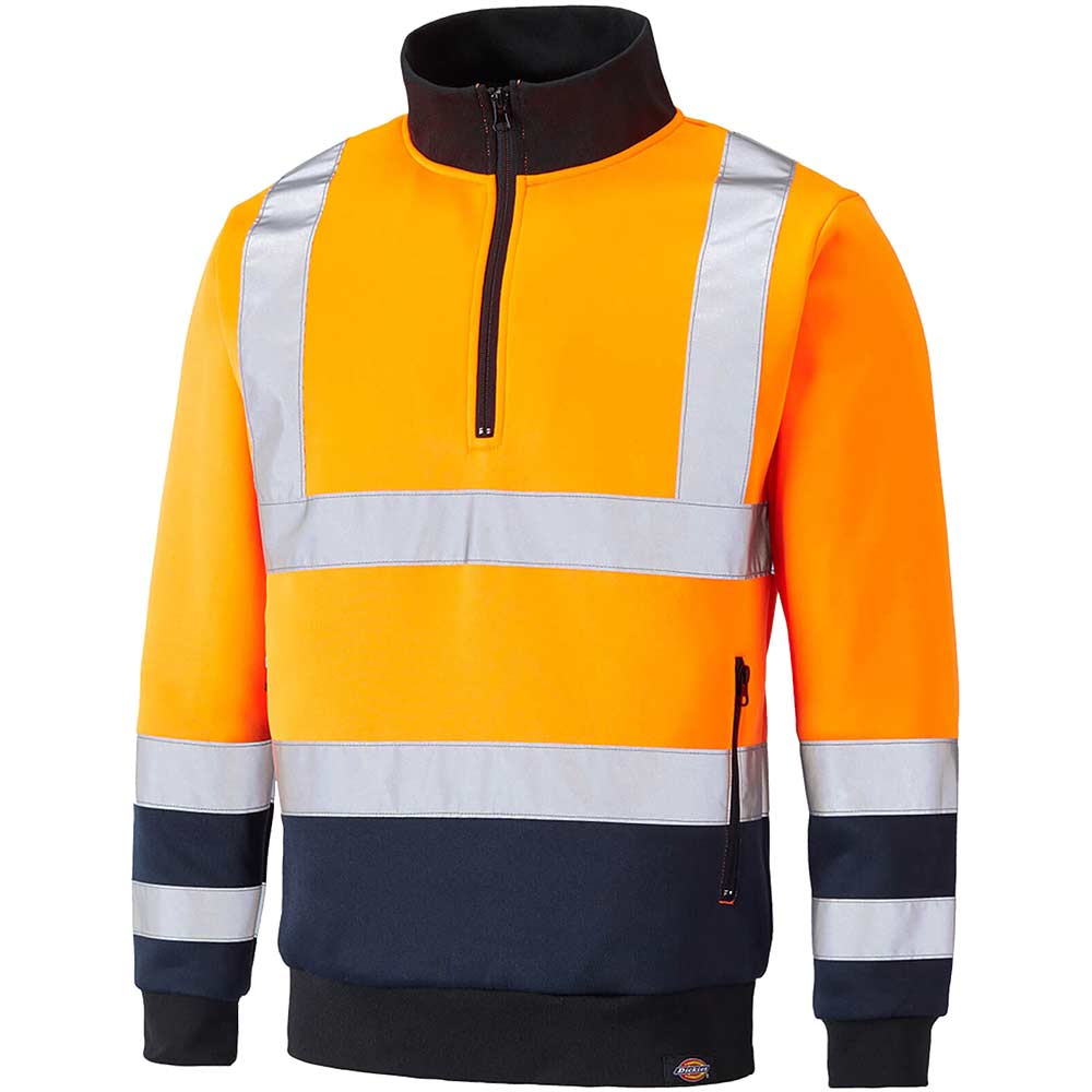 hi vis quarter zip