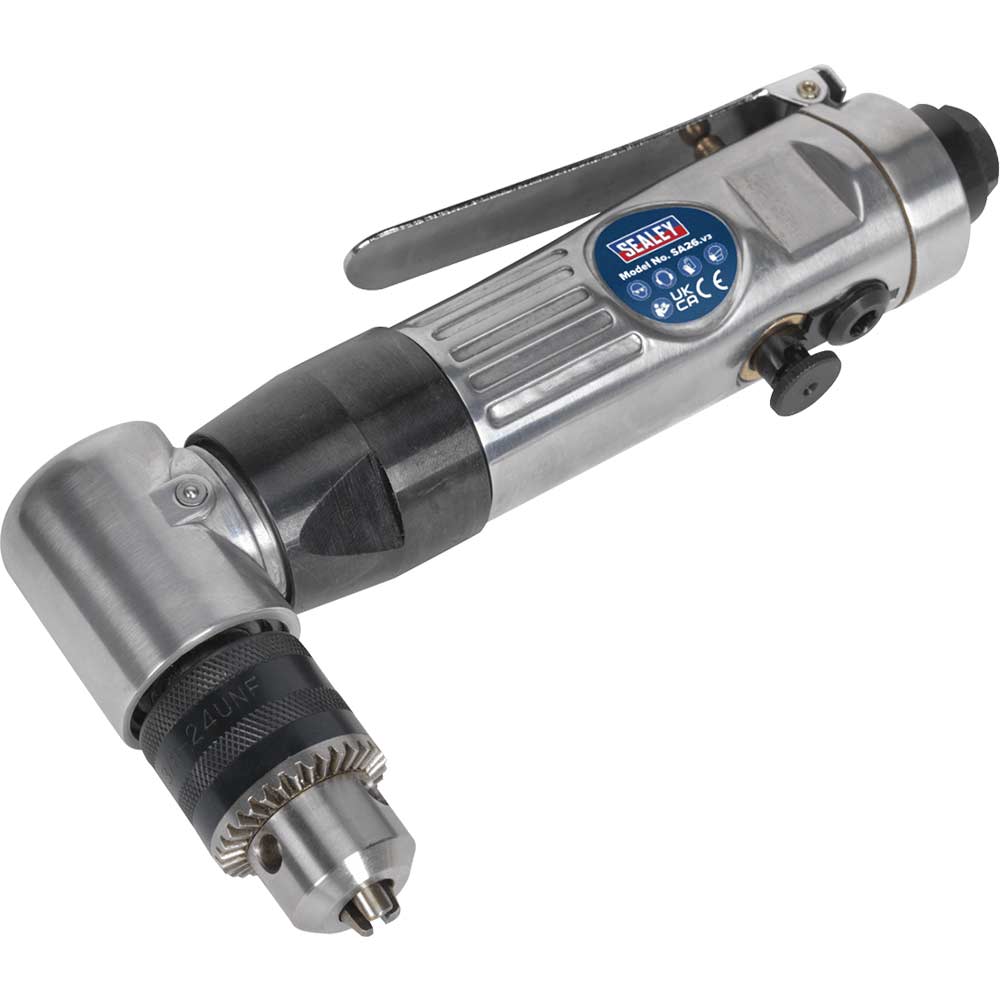 Sealey SA26 Reversible Air Angle Drill 10mm Chuck