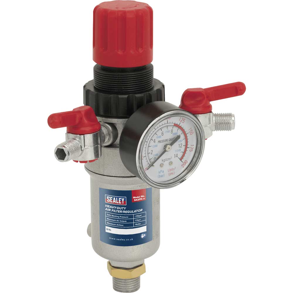 Sealey SA2FR Air Regulator Heavy-Duty