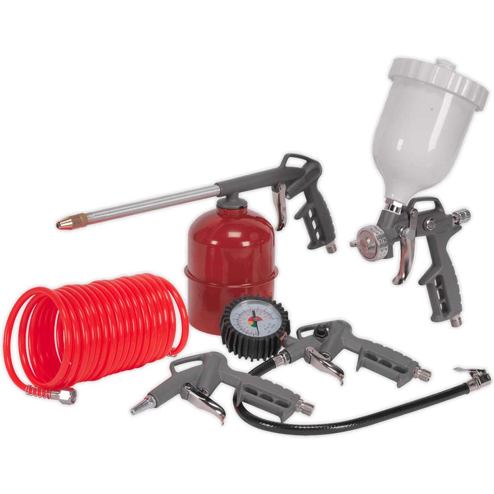 Sealey SA33G 5 Piece Air Tool and Accessory Kit
