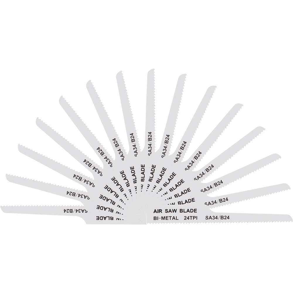 Sealey SA34 24TPI Air Saw Blades Pack of 15