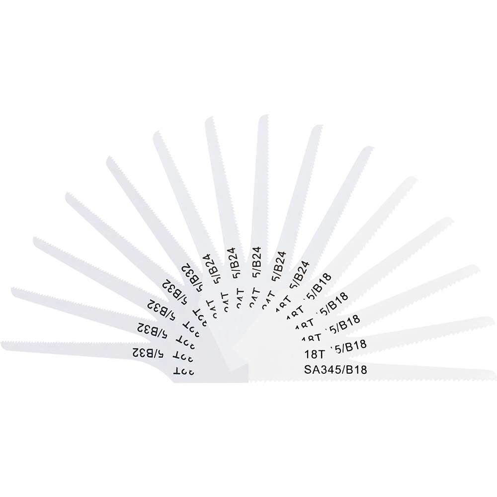 Sealey 15 Piece Mixed Air Saw Blades Set