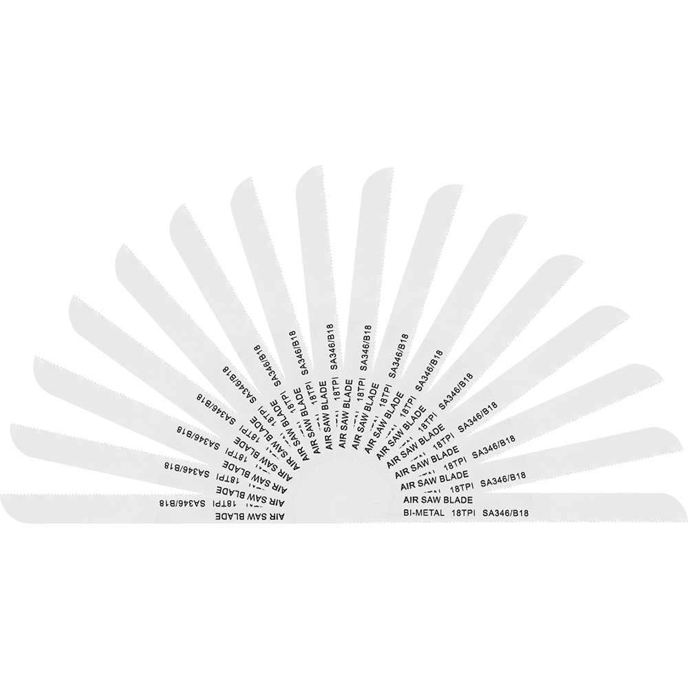 Sealey 18TPI Air Saw Blades for SA346 Pack of 15