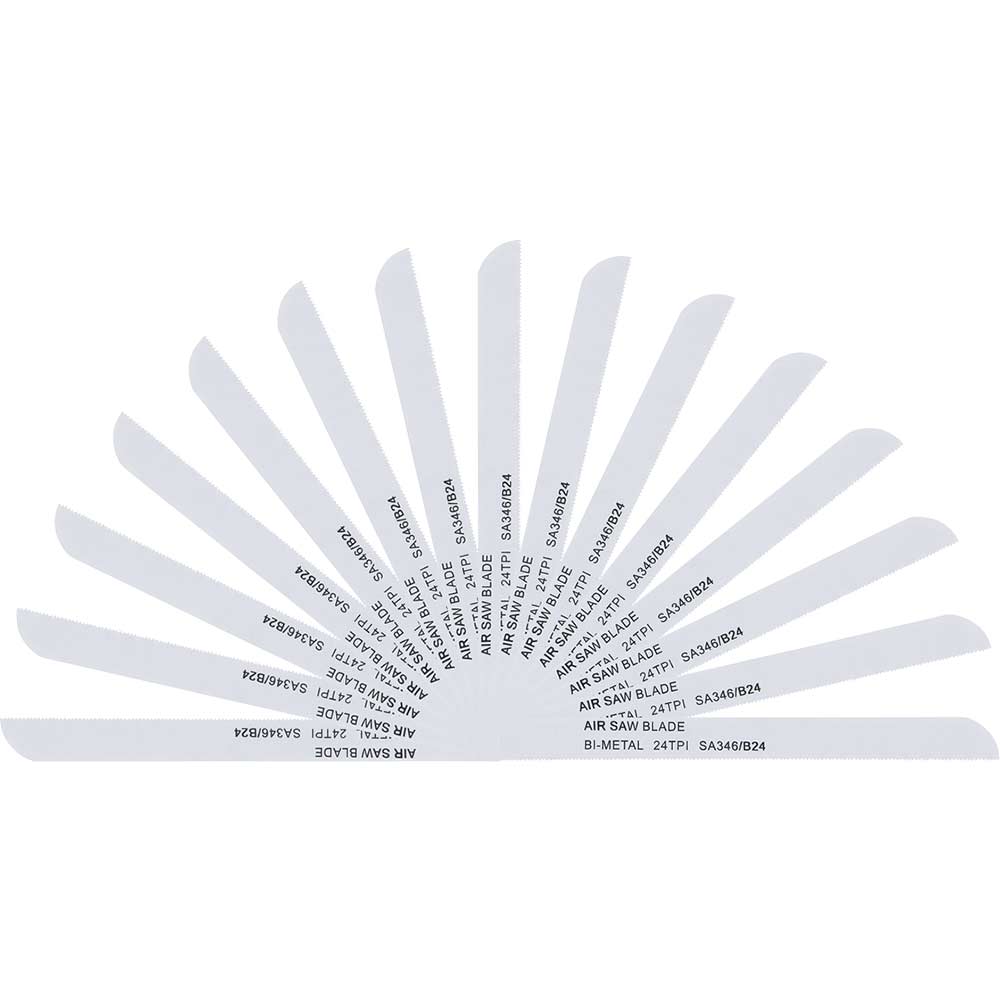 Sealey 24TPI Air Saw Blades for SA346 Pack of 15