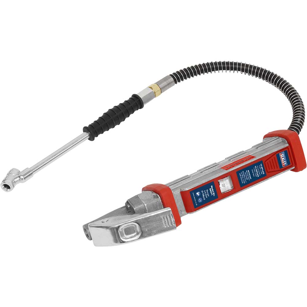 Sealey Twin Push On Chuck Tyre Inflator